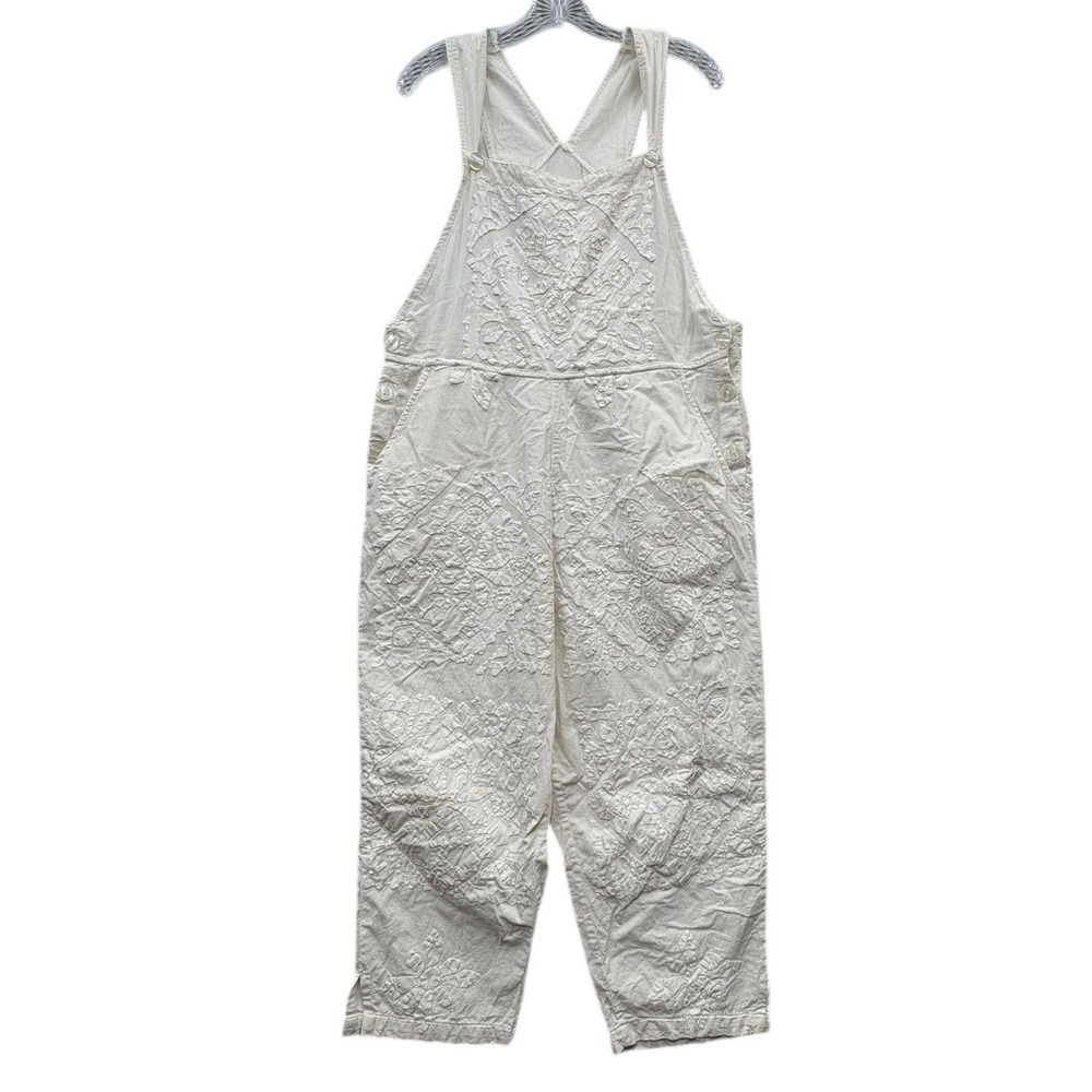 Vintage Sacred Threads Overalls Boho Cotton Festival Indie Cottagecore Hippie S